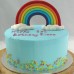 Rainbow - Upright Rainbow with Confetti Cake (D,V)